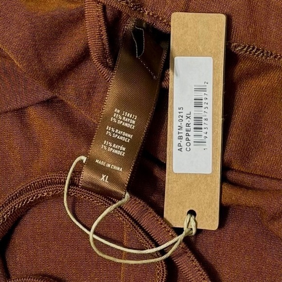 SKIMS Sleep Pants Pajama Lounge Pants Copper XL - Picture 10 of 11